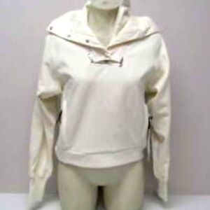 Athleta x Allyson Felix‎ Women's XS Legend Hybrid Sweatshirt Magnolia White